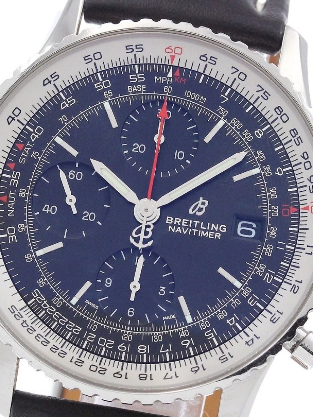 BREITLING Navitimer A13324 Chronograph Black Dial Automatic Men's Watch_960276